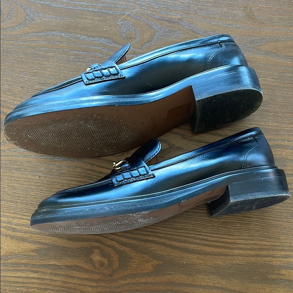 Madewell Black Leather Loafers - Picture 2 of 3